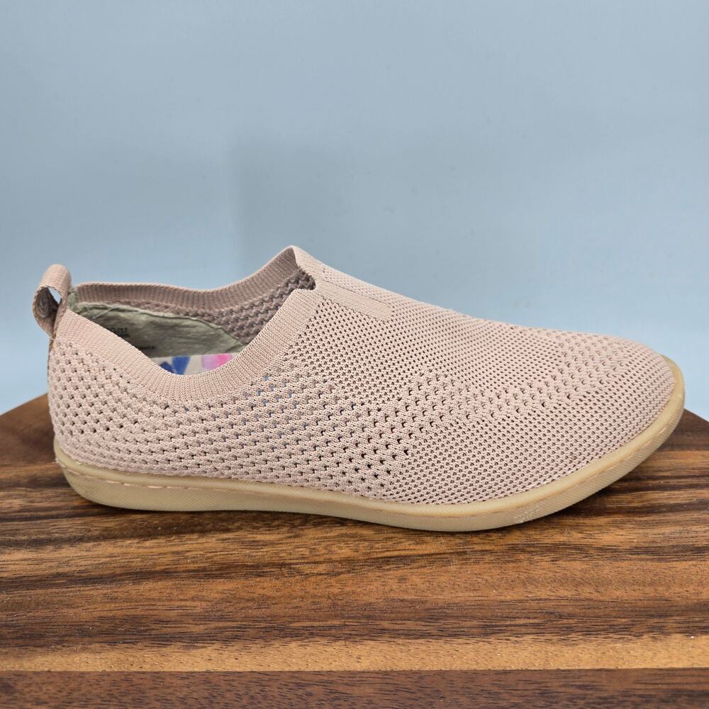 Born Shoes Womens 6 M Blush Pink Knit Mesh Antero Comfort Casual Slip On Loafers